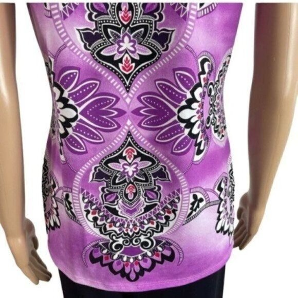 Athleta Purple Yoga tank top size MT - medium tall purple style #841191 - Picture 7 of 10